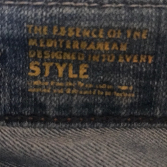 “MAVI” Unique Upcycled Denim Shorts /Skort - Picture 14 of 16